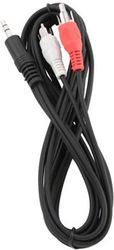 lamtech 35mm stereo to rca plug cable 15m retail pack lam020830 photo