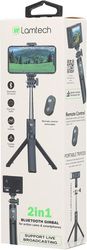 lamtech 2in1 bluetooth gimbal for smartphones and action cameras lam112877 photo