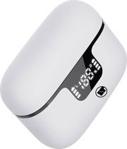 lamtech bt53 earbuds anc 4mic enc with led charging case white lam113041 photo