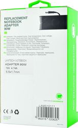 lamtech notebook adapter 90w acer 19v474a 55x17mm lam510111 photo