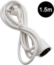 lamtech extension cord with children protection 15m white lam111894 photo