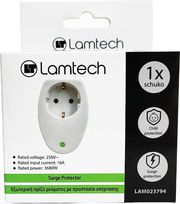 lamtech surge protector 16a 250v 3680w white lam023794 photo