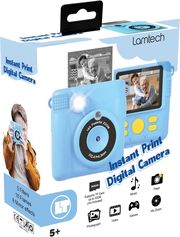 lamtech kid instant camera with flash blue lam114246 photo