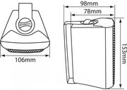 adastra bc3v indoor speaker 100v white temaxio photo