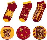 cinereplicas movies harry potter gryffindor socks ankle set of 3 cr1631 photo