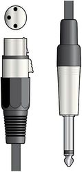 190086uk kalodio mikrofonoy xlr thilyko 63 mm jack 3m temaxio photo