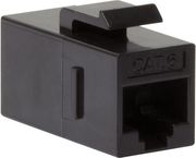 logilink keystone coupler cat6 utp 2xrj45 black photo