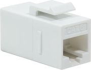 logilink keystone coupler cat6 utp 2xrj45 white photo