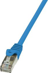 logilink patch cable cat5e f utp 050m blue photo