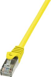 logilink patch cable cat5e f utp 2m yellow photo