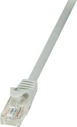 logilink patch cable cat5e u utp 20m grey photo