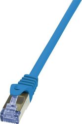 logilink patch cable cat6a s ftp blue 025m primeline photo