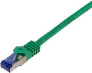 logilink patch cable cat6a s ftp ultraflex 3p ghmt certified green 05m photo