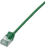 logilink patch cable cat6a tpe slimline green 03m photo