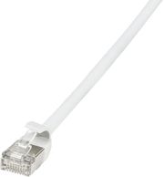 logilink patch cable cat6a tpe slimline white 5m photo