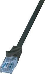 logilink patch cable cat6a u utp black 025m photo