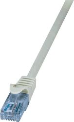 logilink patch cable cat6a u utp grey 025m photo