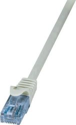 logilink patch cable cat6a u utp grey 050m photo