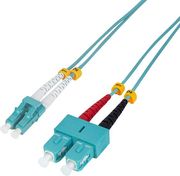 logilink fiber patch cord om3 lc sc 1m duplex photo