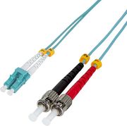 logilink fiber patch cord om3 lc st 1m duplex photo