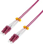 logilink fiber patch cord om4 lc lc 20m duplex photo