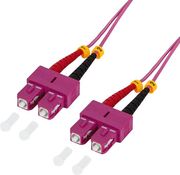 logilink fiber patch cord om4 sc sc 20m duplex photo