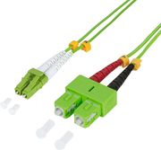 logilink fiber patch cord om5 lc sc 15m duplex photo