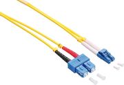 logilink fiber patch cord os2 lc sc 10m 9 125 duplex photo