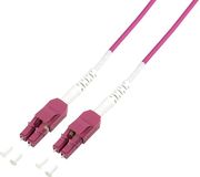 logilink fiber uniboot patch cord om4 lcd lcd 1m photo