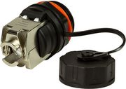 logilink outdoor cat6a bulkhead keystone jack rj45 stp ip68 photo
