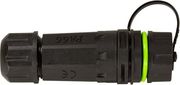logilink outdoor fiber optic duplex lc connector with cable gland and dust cap photo