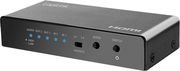 logilink hdmi switch 2x2 port 4k 60 hz edid hdcp hdr downscaler photo