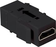 logilink hdmi keystone coupler a f to hdmi a f 4k 30 hz repeater black ean 4052792057638 photo