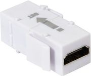 logilink hdmi keystone coupler a f to hdmi a f 4k 30 hz repeater white ean 4052792043679 photo