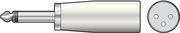 qtx 763946uk antaptoras 63mm mono jack  xlr male temaxio photo