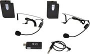 qtx u mic 8632 8648 n usb dual neckband uhf asyrmato systima me 2 xeilofona set photo