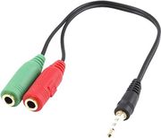 white shark headset cable 35mm x 2f3pin 35mm m4pin 02m ws 354p 2x35 photo