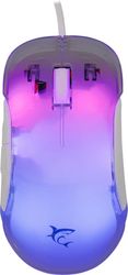white shark rgb wired gaming mouse gm 5017 12800 dpi white mordred w photo