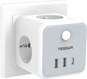 tessan 6 in 1 powercube socket 3xschuko 2xusb 1xtype c ts 301 de c photo