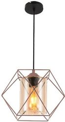 geyer fotistiko iron e27 200x210 kalodio 25m mayro amber glass photo