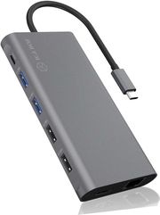icy box 12 in 1 type c dock hub hdmi dp card reader lan pd100w ib dk4050 cpd photo