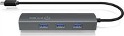 icy box type c 3 port hub with gigabit lan port ib hub1406 c photo