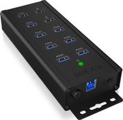 icy box 7 port usb 32 hub with 1xqc30 2xfast charge ports ib hub1703 qc3 photo