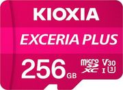 kioxia 4k micro sd 256gb exceria plus uhs i u3 with adapter m303 lmpl1m256gg2 photo