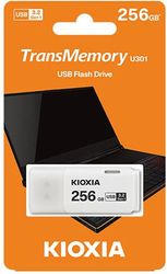 kioxia usb 32 flash stick 256gb hayabusa white u301 lu301w256gg4