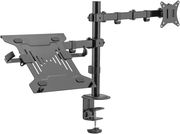 sbox desktop mount for screen and laptop 17 32 43 81cm vesa 100x100 max lcd lm01 2 photo