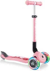 globber scooter junior foldable fantasy lights flowers pastel pink 433 210 photo