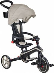 globber trikyklo trike explorer foldable 4 in 1 taupe 732 466 photo