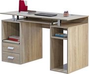 grafeio melaminis status hm202602 sonoma leyko 120x55x76 ek photo