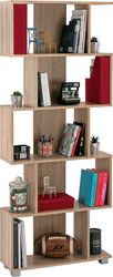 bibliothiki melaminis ezir hm238502 sonama 70x25x177y ek photo